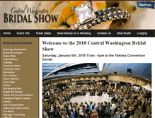 Tablet Screenshot of centralwashingtonbridalshow.com